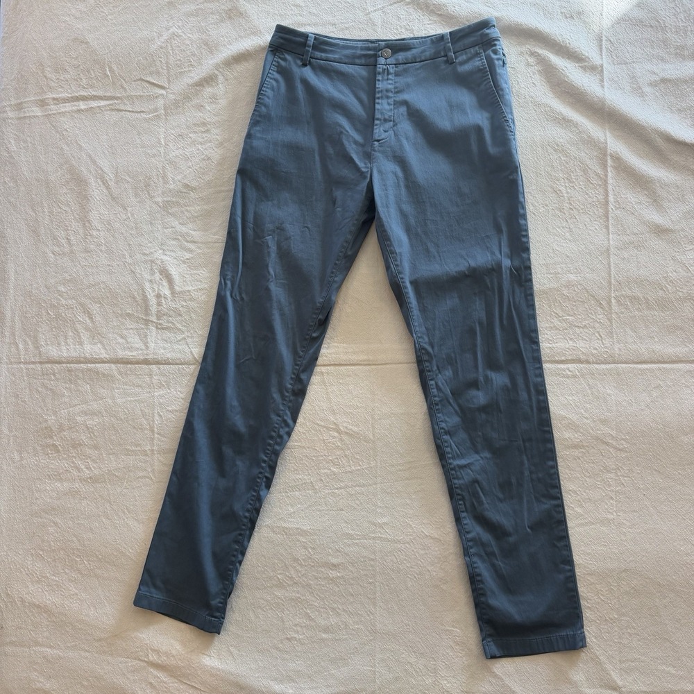 BirdDogs Phil Gates Boomstick Pants Mens 30x32 Blue Lined Stretch Golf Chino